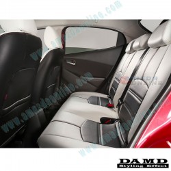 Damd Classic Quilted Seat Covers fits 15-19 Mazda2 [DJ]