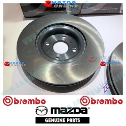 Brembo Front Brake Rotor by Mazda Genuine fits 15-24 Miata [ND,NE] and Miata RF [NDRF]