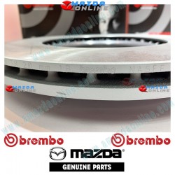 Brembo Front Brake Rotor by Mazda Genuine fits 15-24 Miata [ND,NE] and Miata RF [NDRF]