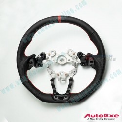 AutoExe Nappa Flat Bottom Steering Wheel fits 09-12 Mazda RX-8 [SE3P] MSZ137003