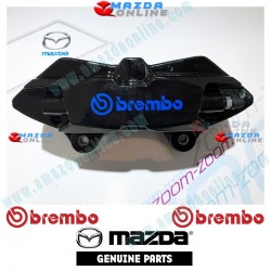 Miata 990S Brembo 4-POT Black Caliper Kit [2022 Edition] fits 2015-2024 Miata [ND,NE] and Miata RF [NDRF]