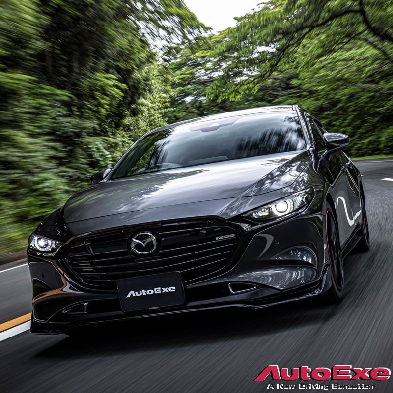 AutoExe Front Lower Spoiler [BP06S] fits 2019-2023 Mazda3 [BP
