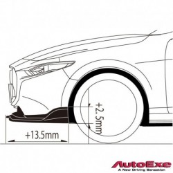 AutoExe Front Lower Spoiler fits 2022-2024 Mazda CX-5 [KF] MKF210008