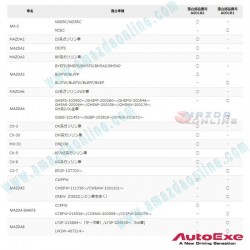 AutoExe Sports Oil Filter fits SkyActivG and SkyActivX A00182