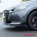 AutoExe Front Lower Spoiler fits 2019-2022 Mazda2 [DJ] MDJ215008