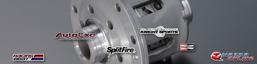 Mazda custom transmission by Autoexe Racing Beat Knightsport Splitfire and Champion with AMazdaOnline.com